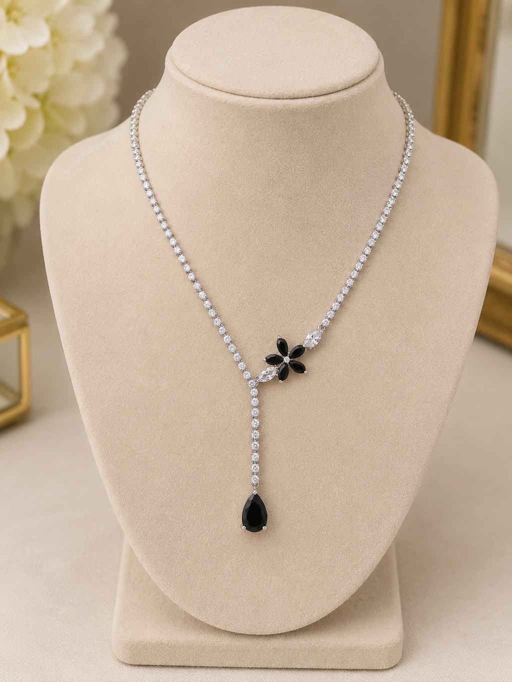 Cz stones necklace