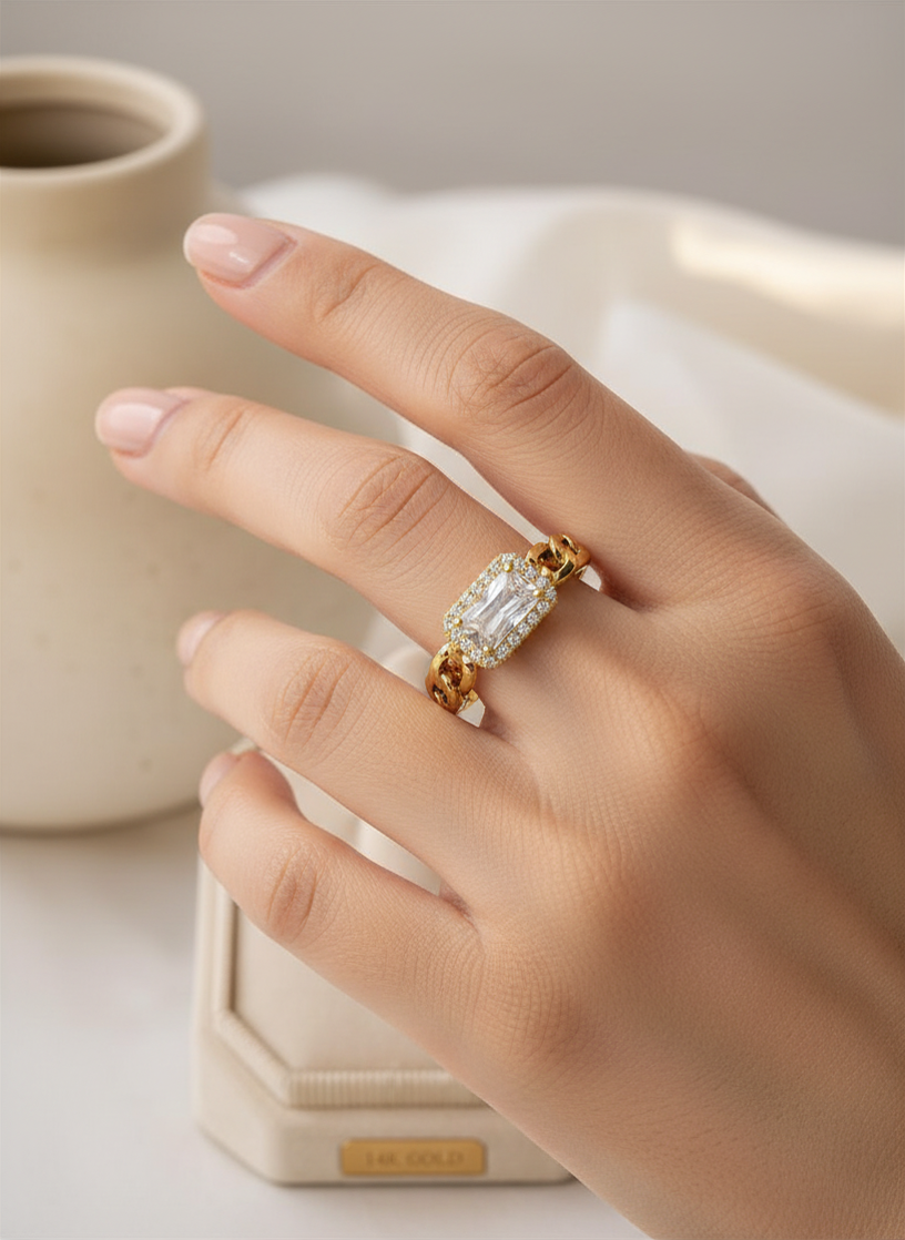 14K Gold plated Ring