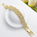 Gold finish bracelet