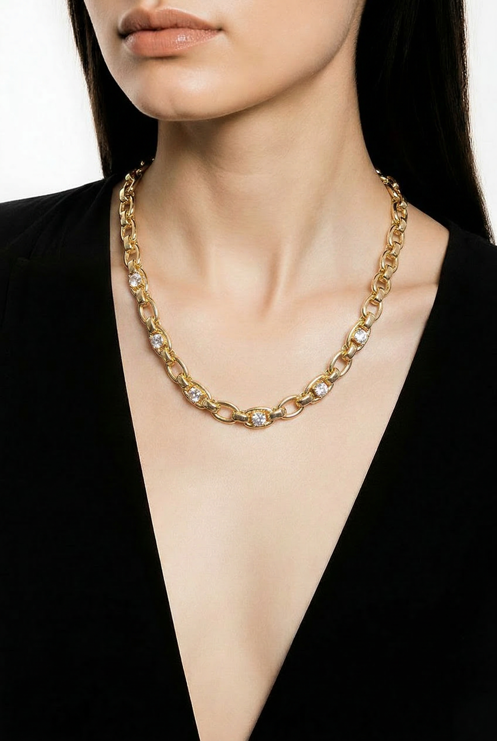 14K Gold Filled Cubic Zirconia Necklace