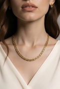 14k gold finished Mariner necklace