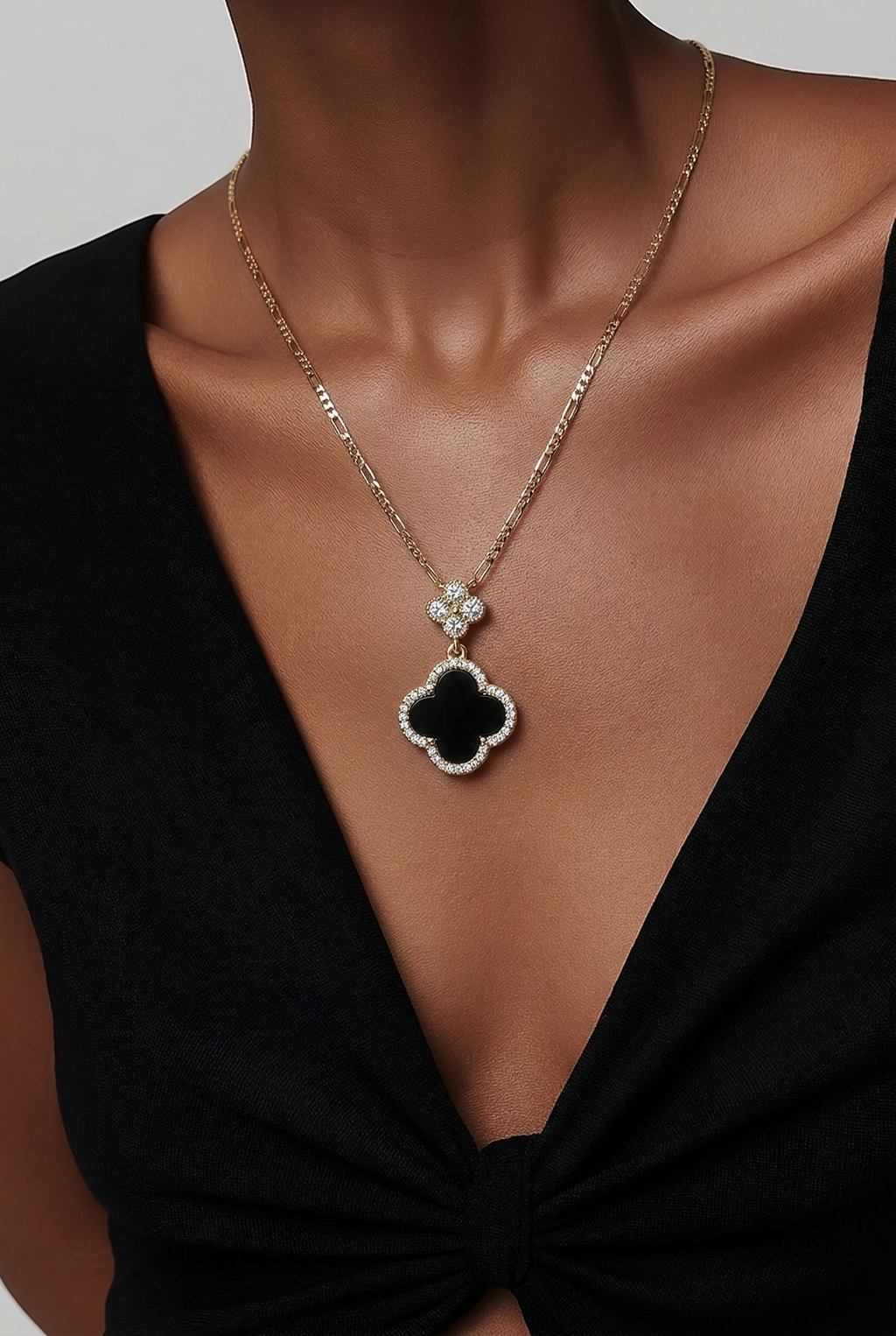 Black clover jewelry set