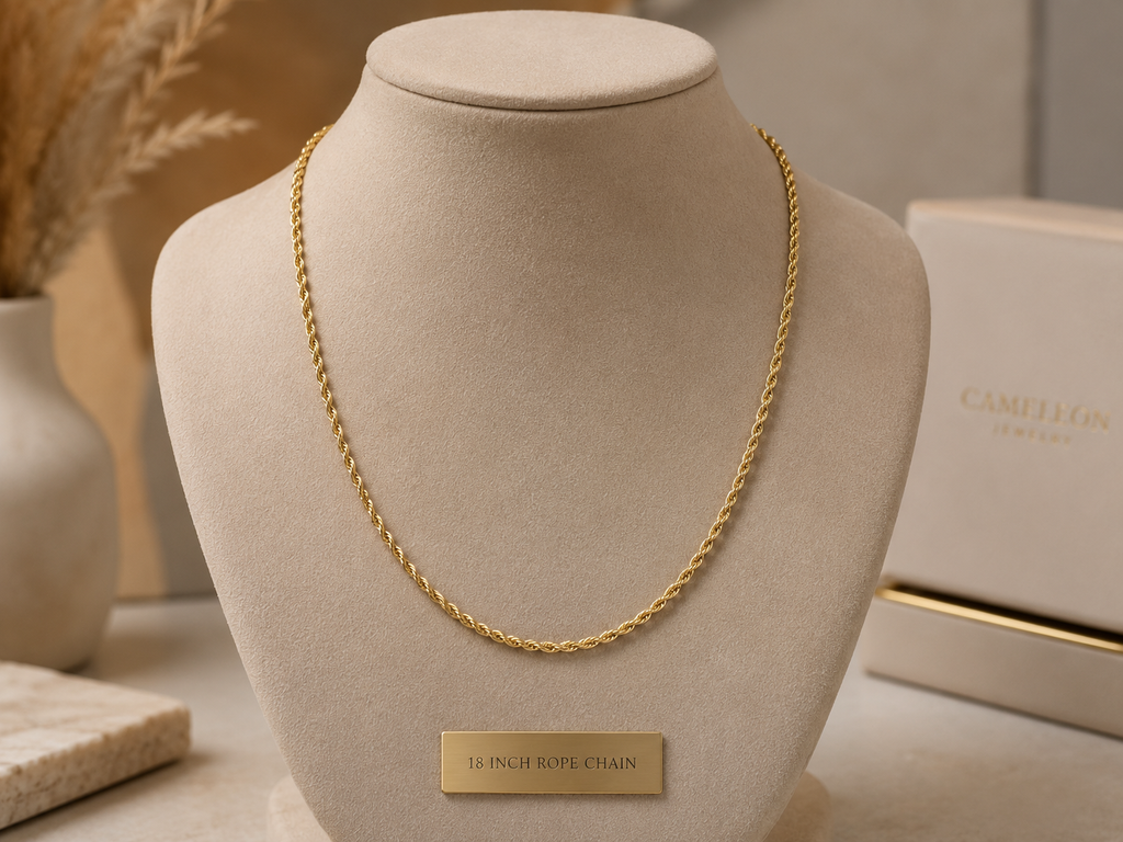 Gold finish Rope chain
