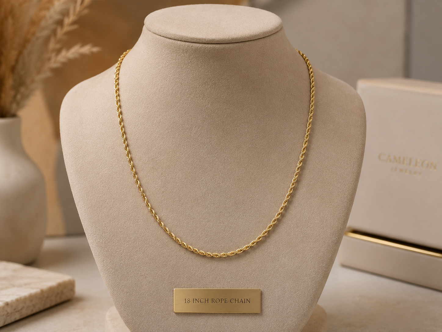 Gold finish Rope chain