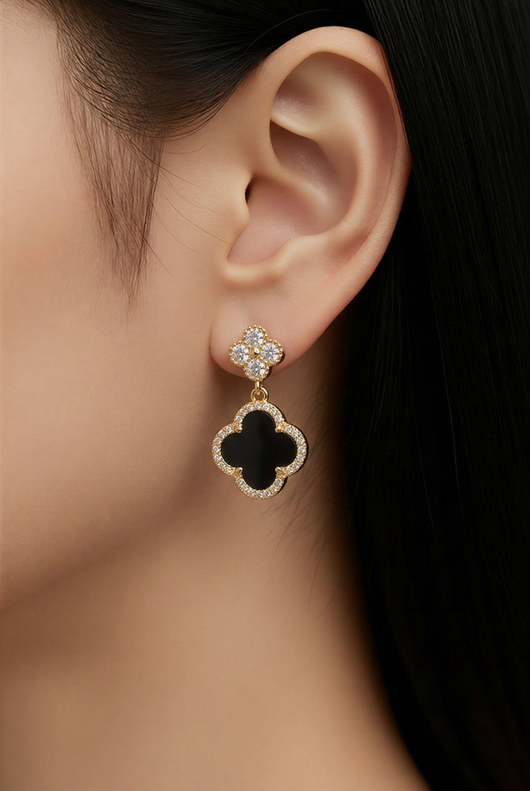Black clover jewelry set