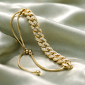 Clear Stone Adjustable Bracelet