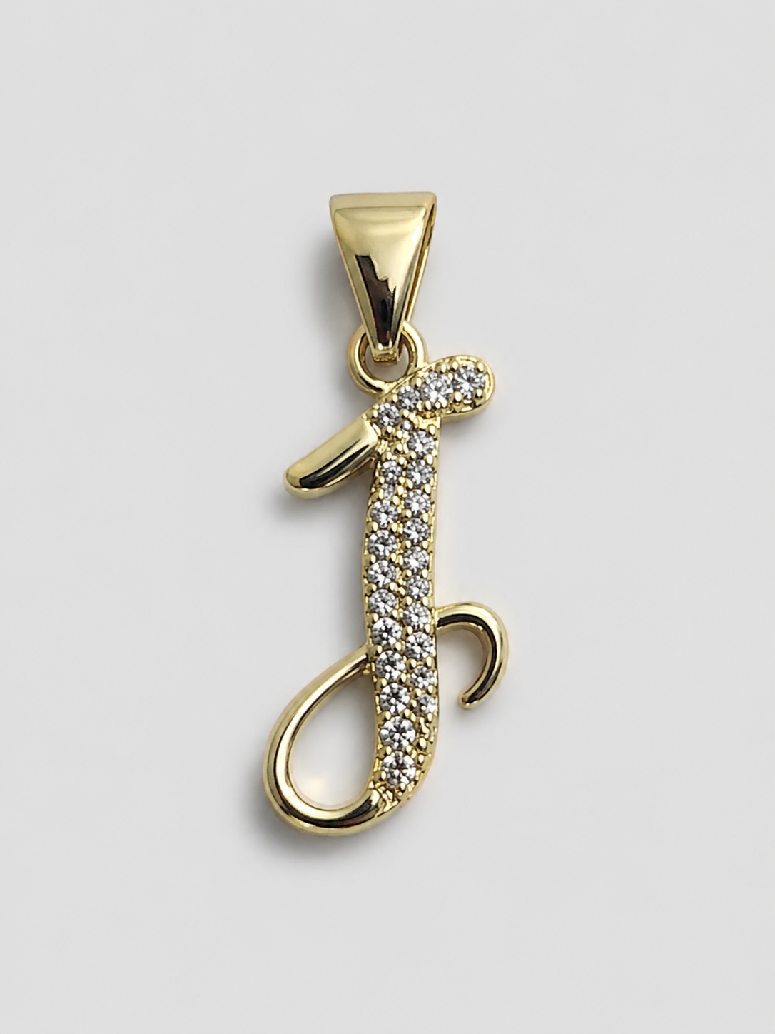 Gold finish Letter pendant